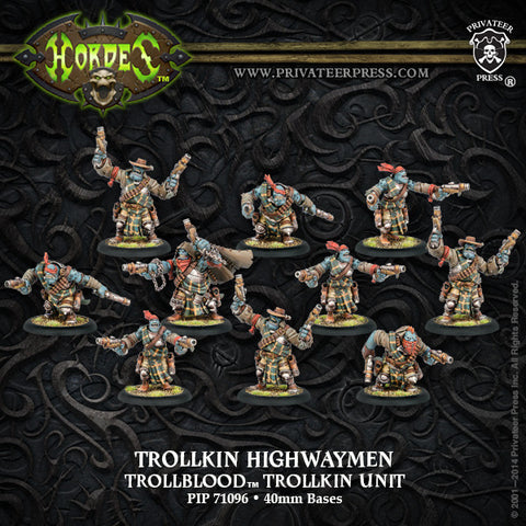 Hordes - Trollbloods Trollkin Highwaymen Plastic Unit Box