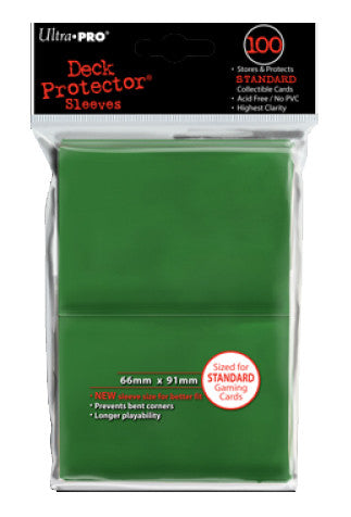 Ultra Pro Deck Protector - Standard 100ct Green
