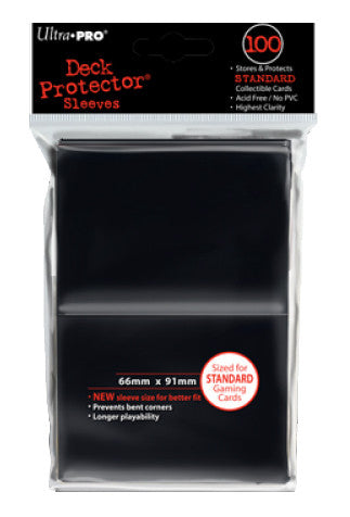 Ultra Pro Deck Protector - Standard 100ct Black