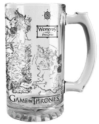 Game Of Thrones - Map Glass Stein