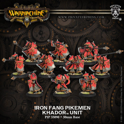 Warmachine - Khador Iron Fang Pikemen Unit Box
