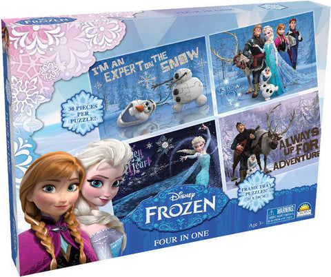 Frozen - 4 in 1 Boxed Tray Puzzle