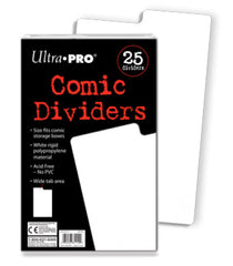 Ultra Pro - Comic Storage Dividers White 25pk