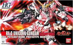 Mobile Suit Gundam - 1/144 HG RX-0 Unicorn Gundam (Destroy Mode) Model Kit