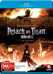 Attack on Titan - Anime Collection 1 Blu-Ray [REGION 4]