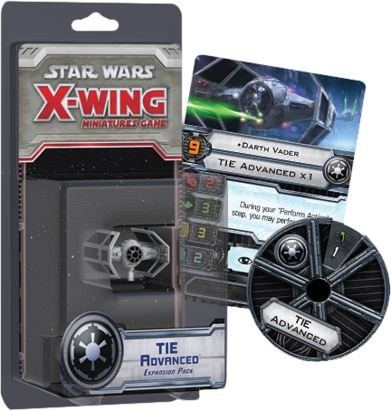 Star Wars - X-Wing Miniatures Game Tie Advanced Expansion Pack