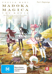 Puella Magi Madoka Magica - Anime Movie Part 1: Beginnings DVD [REGION 4]