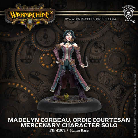 Warmachine - Mercenaries Madelyn Corbeau, Ordic Courtesan Character Solo