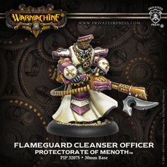 Warmachine - Protectorate of Menoth: Flameguard Cleanser Officer Unit Attachment