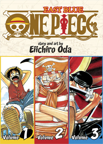 One Piece - Manga 3-in-1 Vol 001 (Volumes 1, 2, 3)